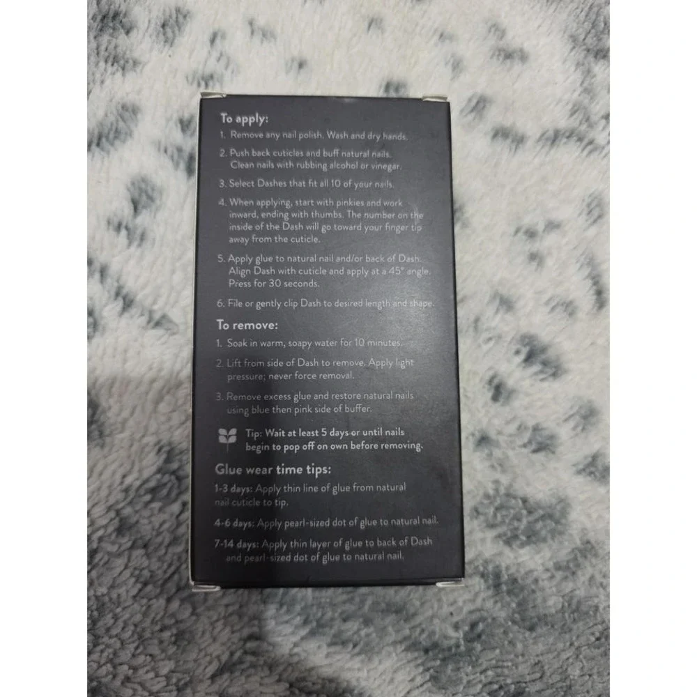 Red Aspen Nail Dashes: Avery's Black Tie Affair *New*
